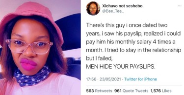 I broke up with my boyfriend after I figured I could pay him his monthly salary four times – Lady reveals