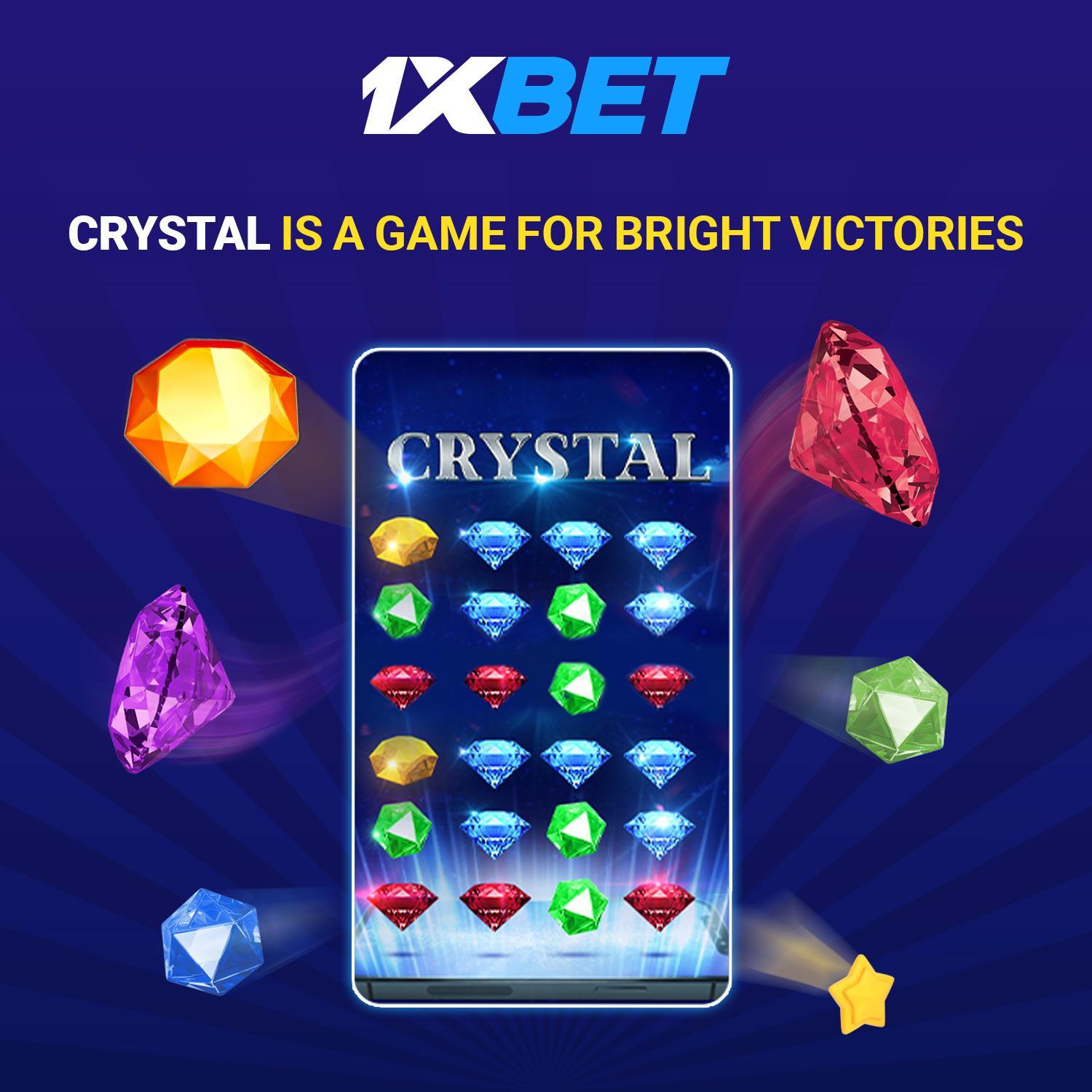 Claim impressive winnings in the Crystal game!